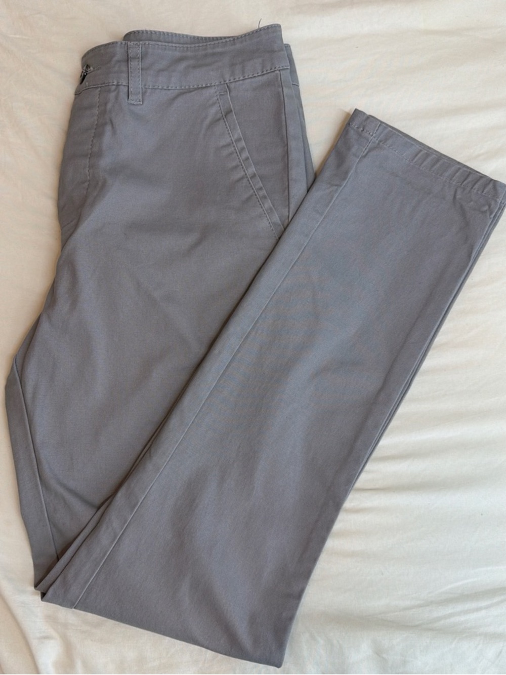 ASOS Men's Light Gray Chinos - Straight Leg